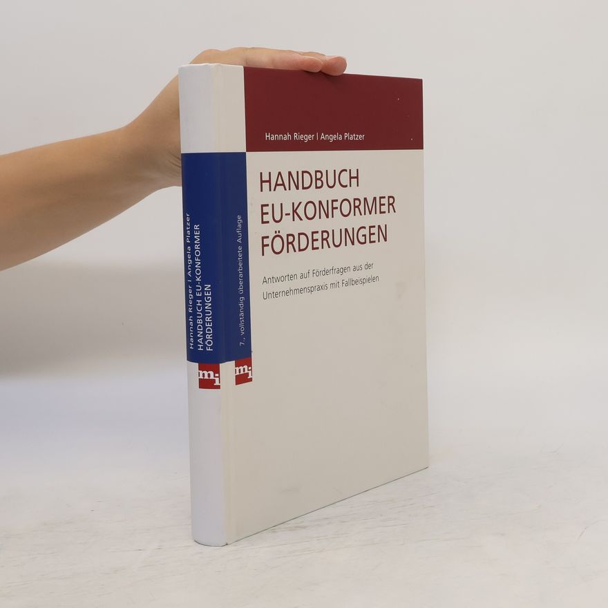 Hannah Rieger Handbuch EU-konformer Förderungen