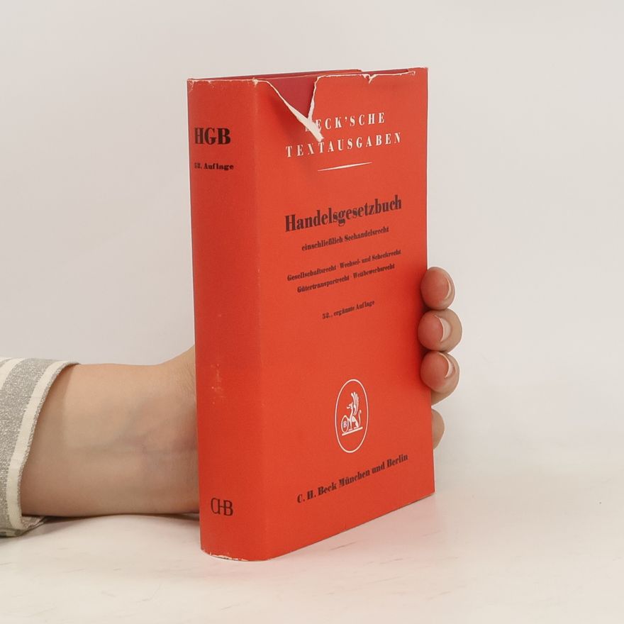 Kolektív autorov Handelsgesetzbuch