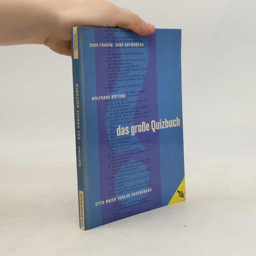 Wolfgang Kötting Das große Quizbuch