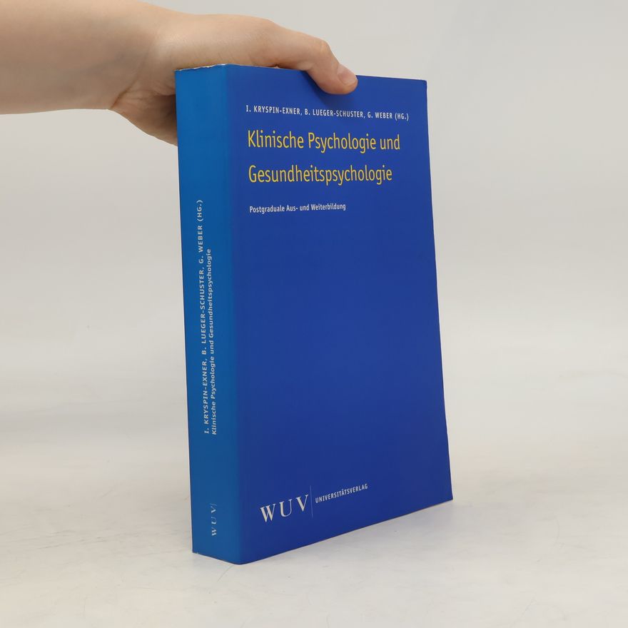 Ilse Kryspin Exner Klinische Psychologie und Gesundheitspsychologie