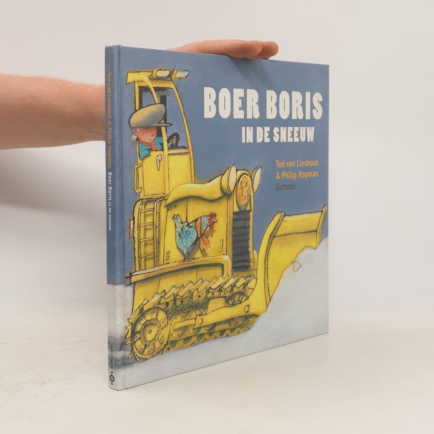 Ted van Lieshout Boer Boris in de sneeuw