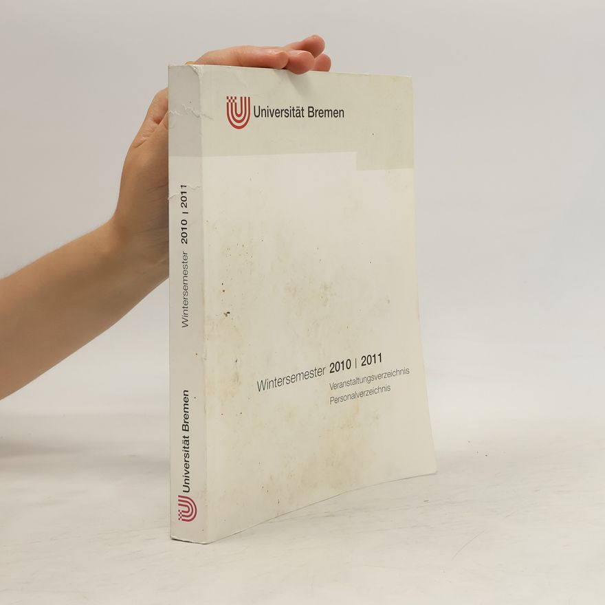Kolektiv autorů Wintersemester 2010/2011. Veranstaltungsverzeichnis Pesonalverzeichnis