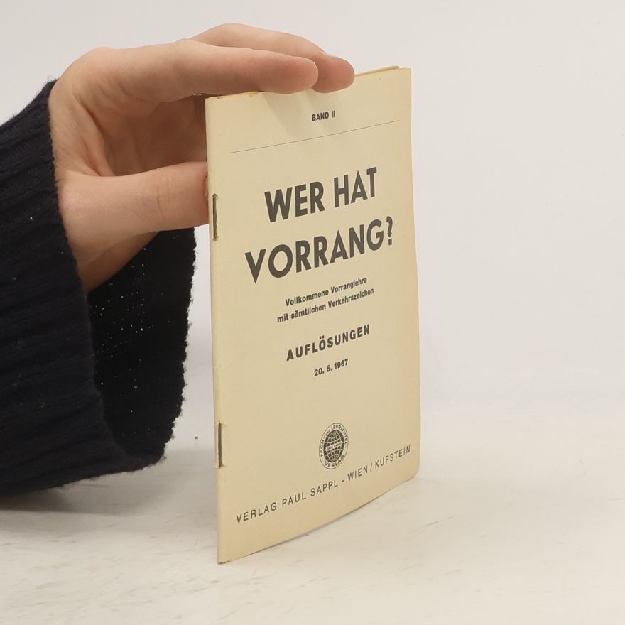 Various authors Wer hat Vorrang?