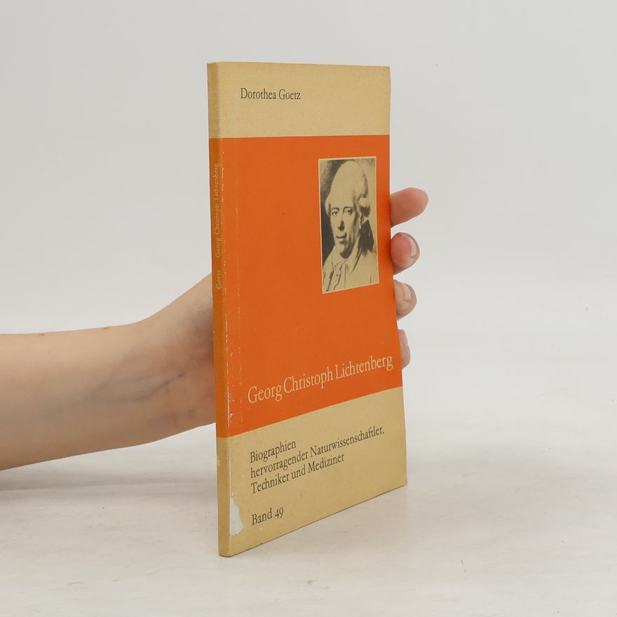 Dorothea Goetz Georg Christoph Lichtenberg