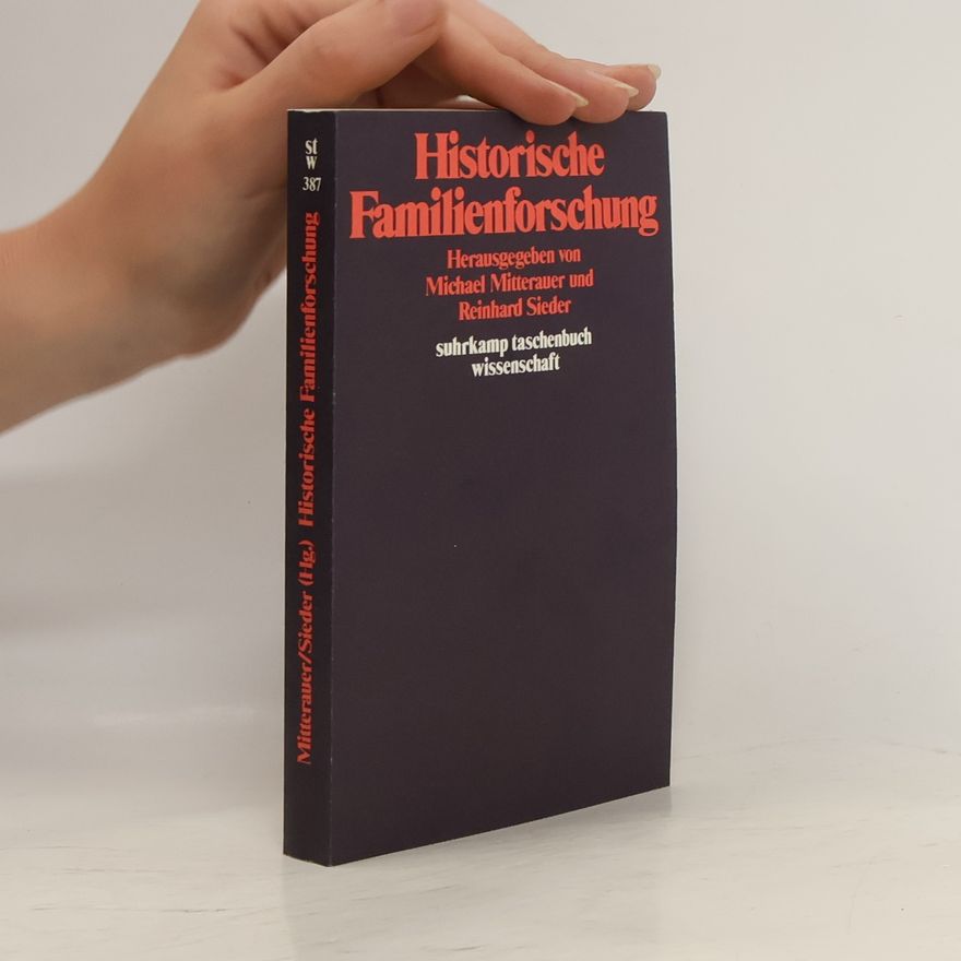 Michael Mitterauer Historische Familienforschung