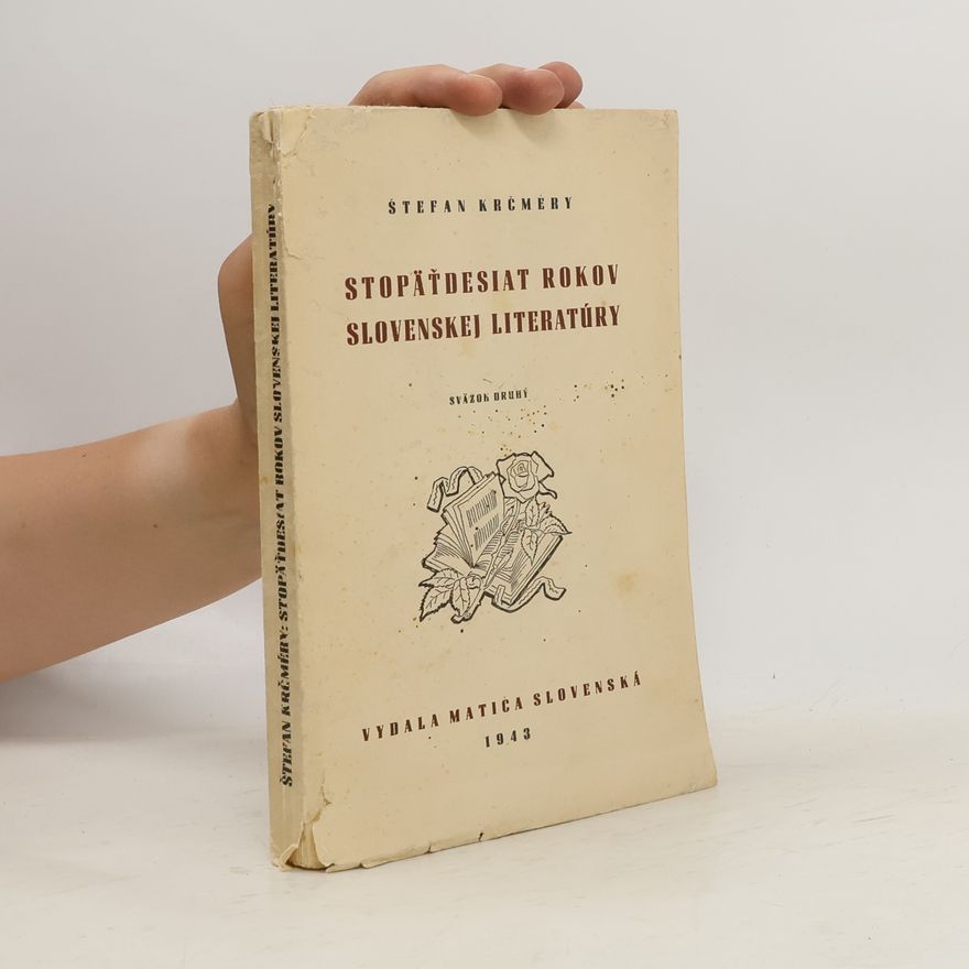 Štefan Krčméry Stopäťdesiat rokov slovenskej literatúry 2