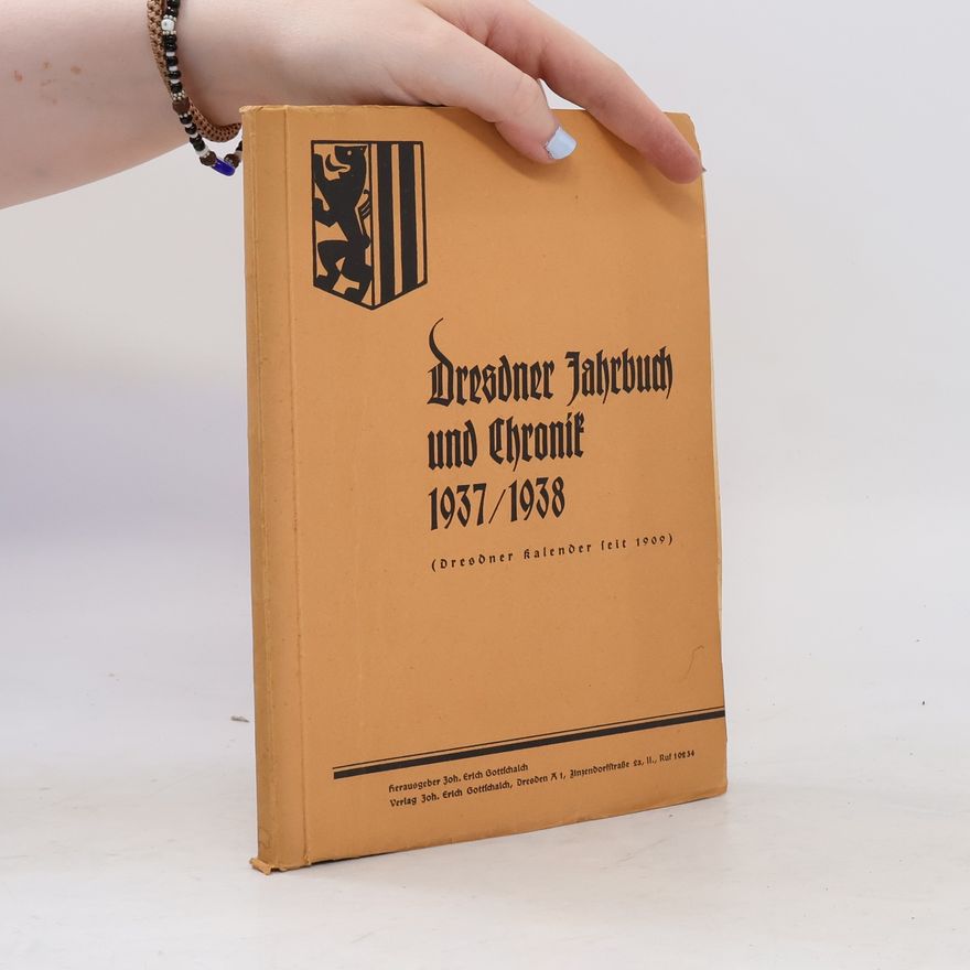 AA.VV. Dresdner Jahrbuch und Chronik 1937/1938