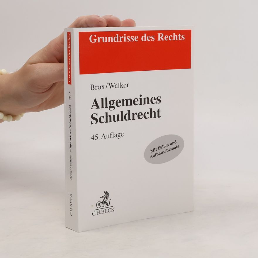 Wolf D. Walker Allgemeines Schuldrecht