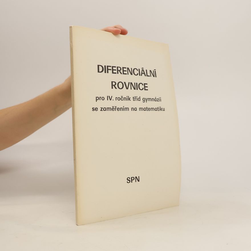 Jana Stará Diferenciální rovnice