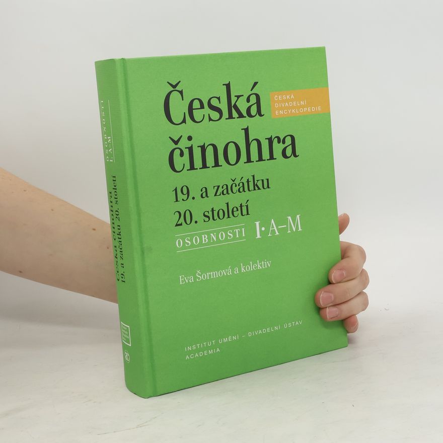 Šormová Eva Česká činohra 19. a začátku 20. století