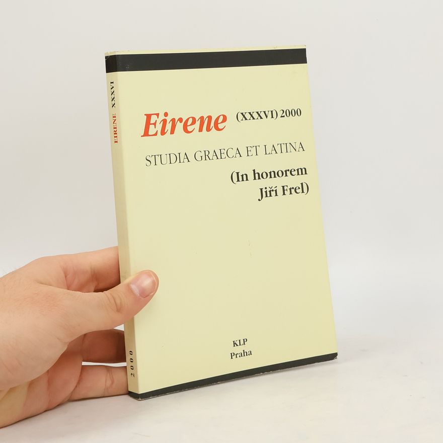 Auteurscollectief Eirene. Studia graeca et latina