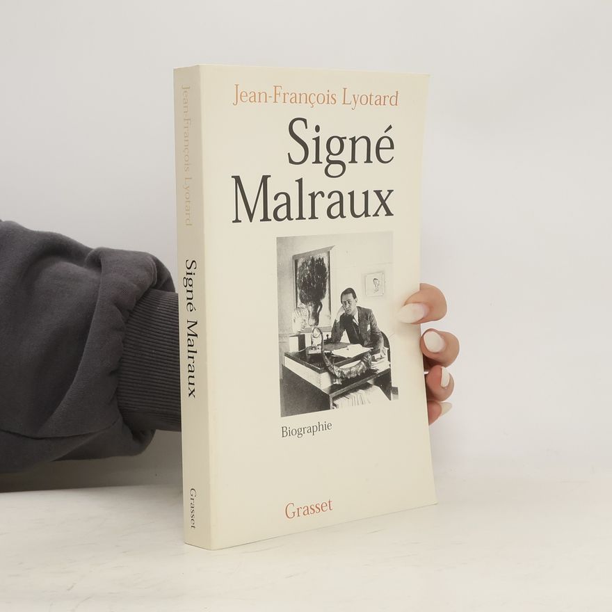 Jean-François Lyotard Signé Malraux
