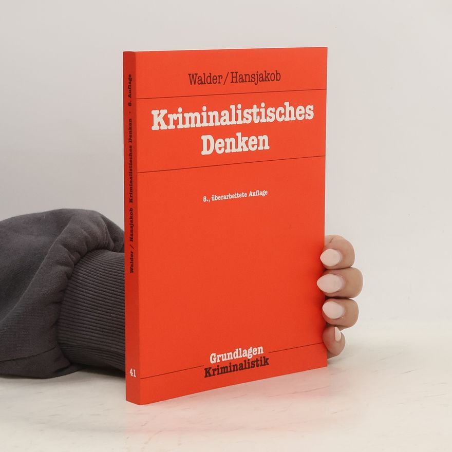 Hans Walder Kriminalistisches Denken
