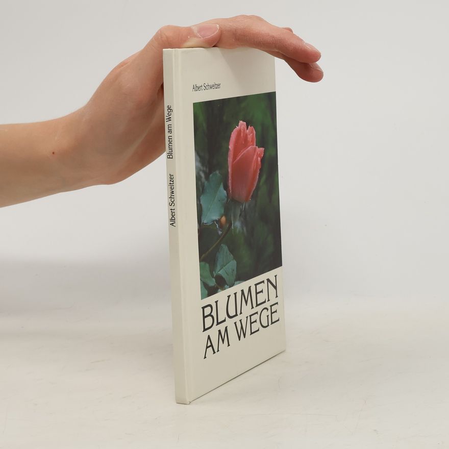 Albert Schweitzer Blumen am Wege