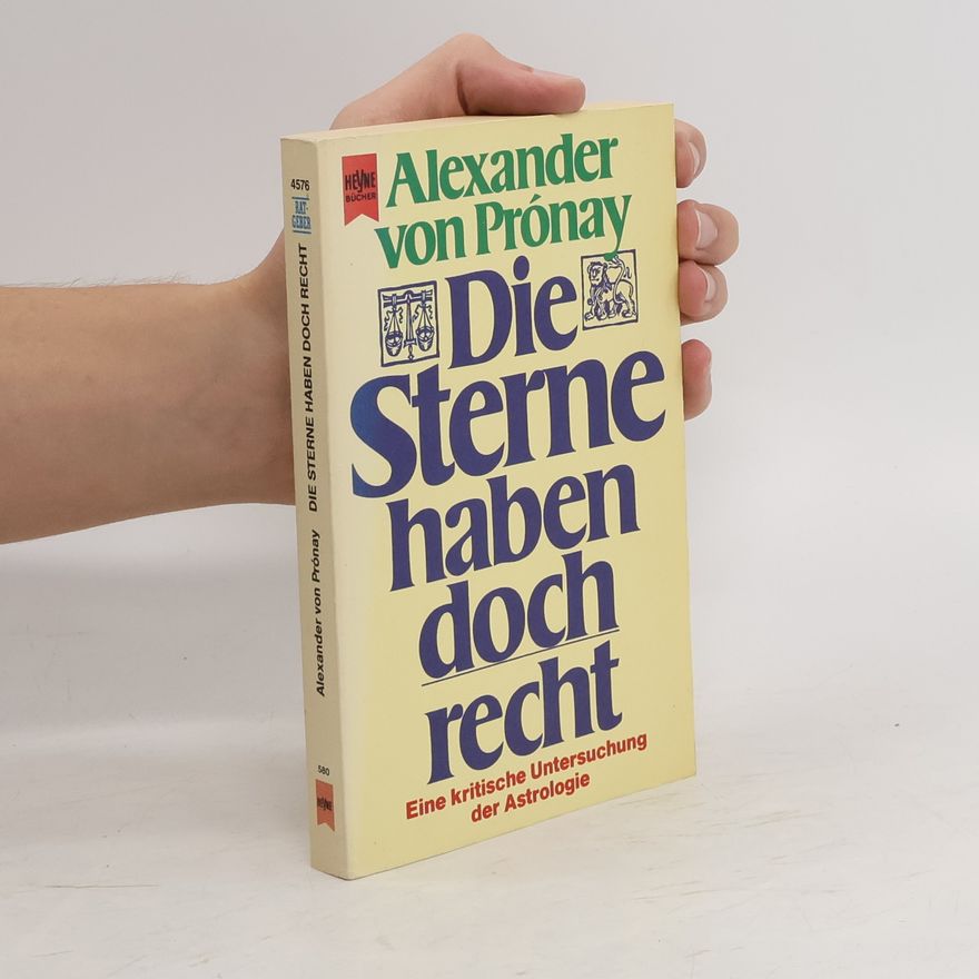 Alexander von Prónay Die Sterne haben doch recht
