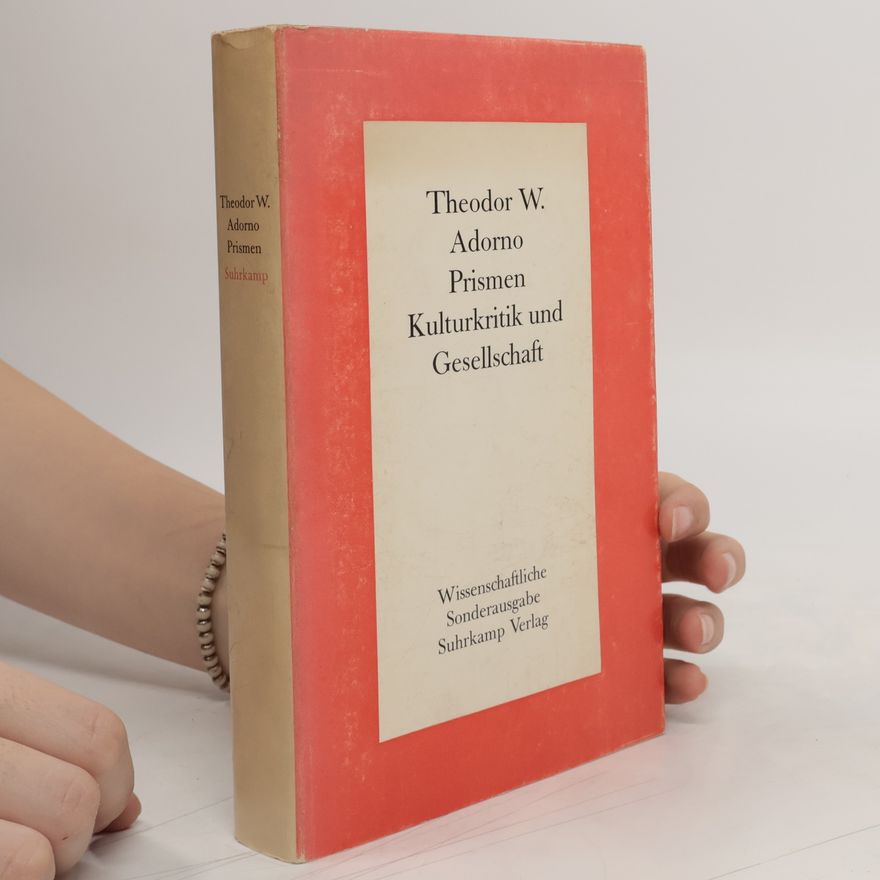Theodor W. Adorno Kulturkritik und Gesellschaft