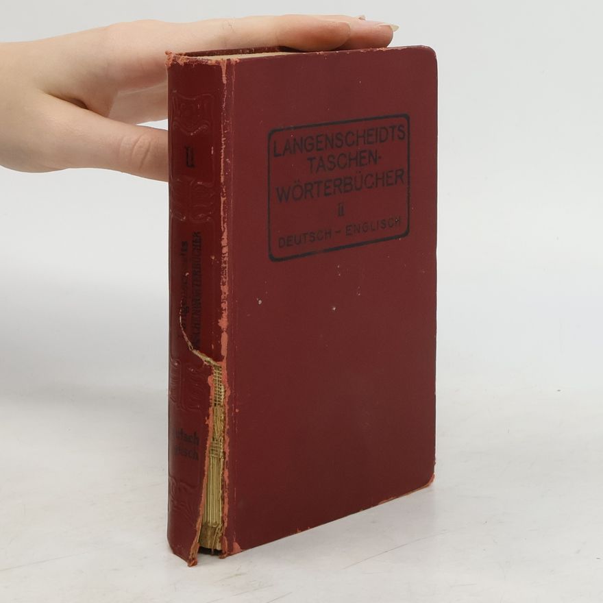 Hermann Lindemann Taschenwörterbuch der englischen und deutschen Sprache. Zweiter Teil