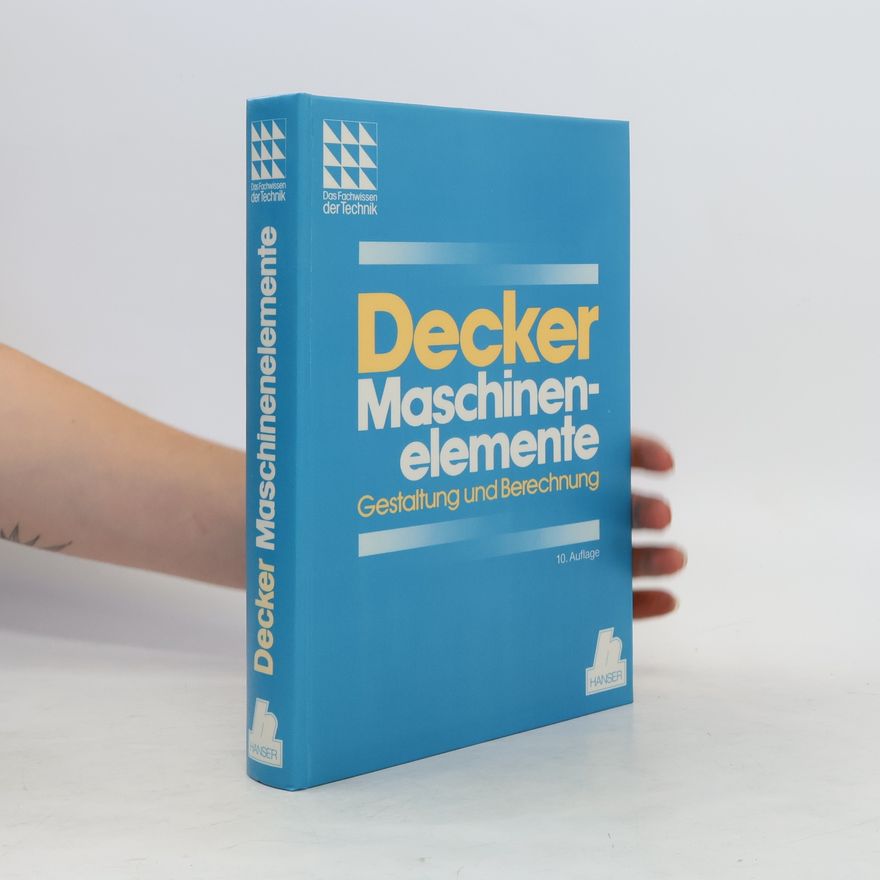 Karl-Heinz Decker Maschinenelemente