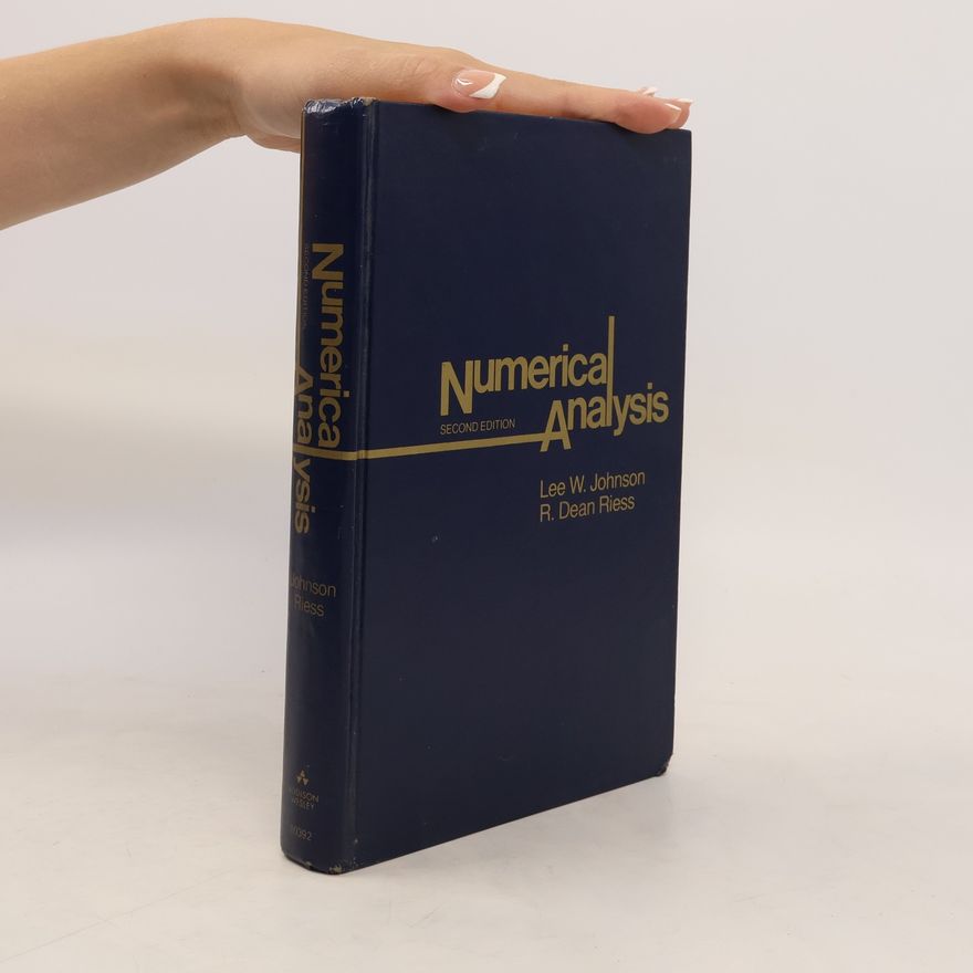 R. Dean Riess Numerical Analysis - Second Edition