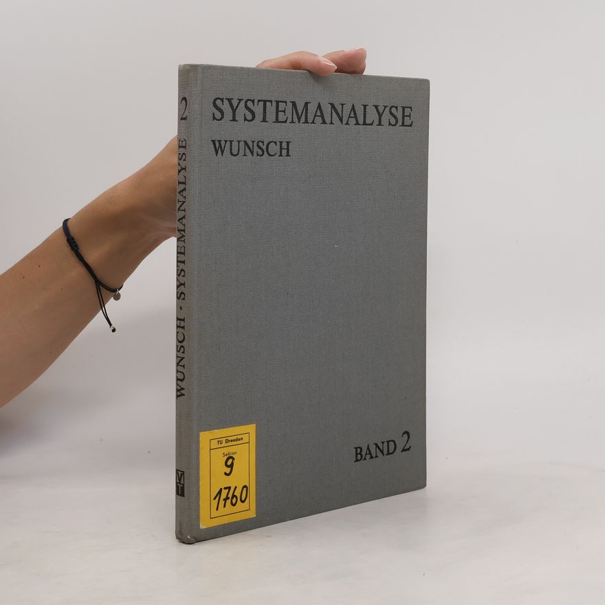Gerhard Wunsch Systemanalyse Band 2