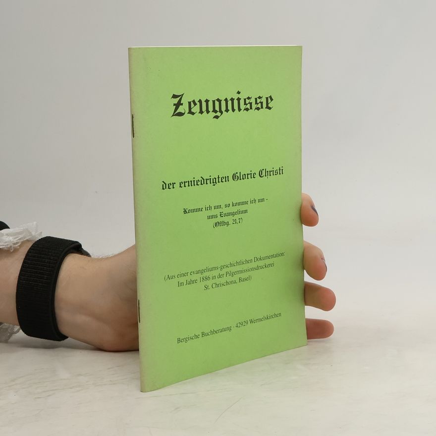 Autorenkollektiv Zeugnisse der erniedrigten Glorie Christi