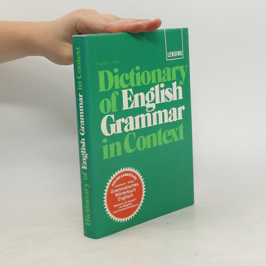 Friederich Wolf Dictionary of English grammar in context