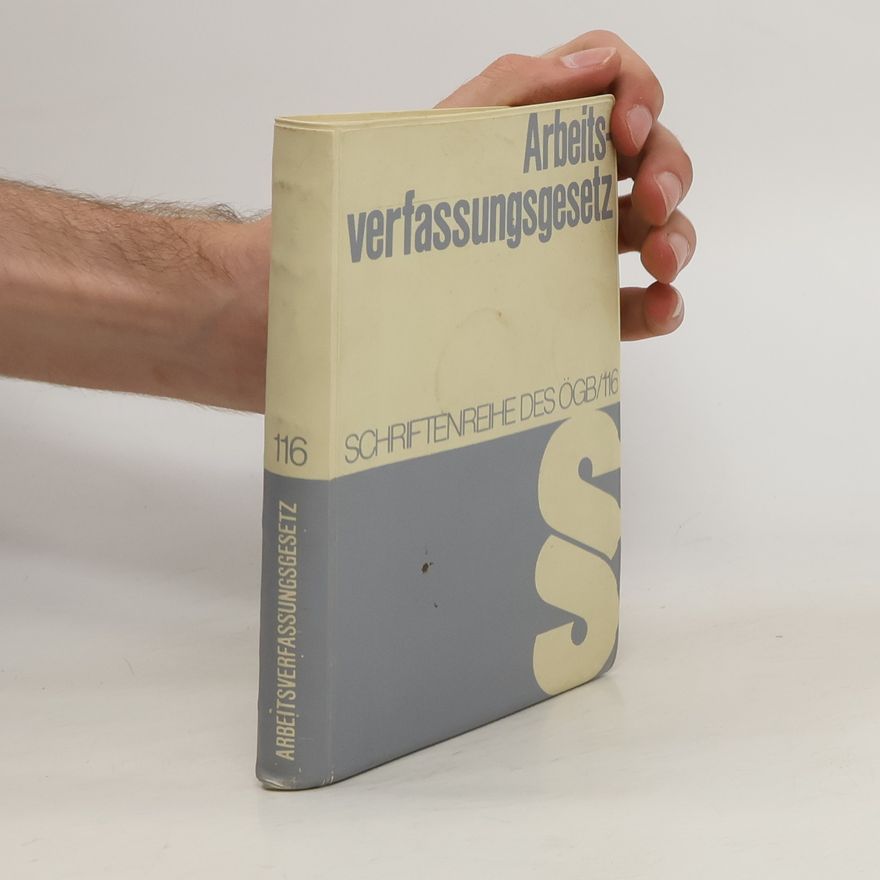 Gerhard Weissenberg Arbeitsverfassungsgesetz