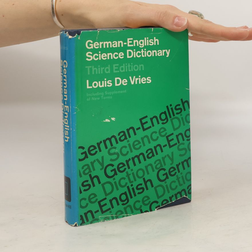 Louis De Vries German-English science dictionary