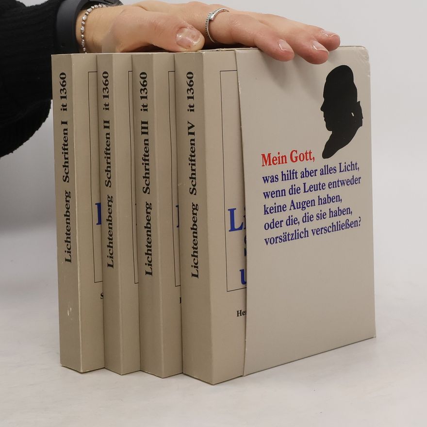 Georg Christoph Lichtenberg Schriften und Briefe