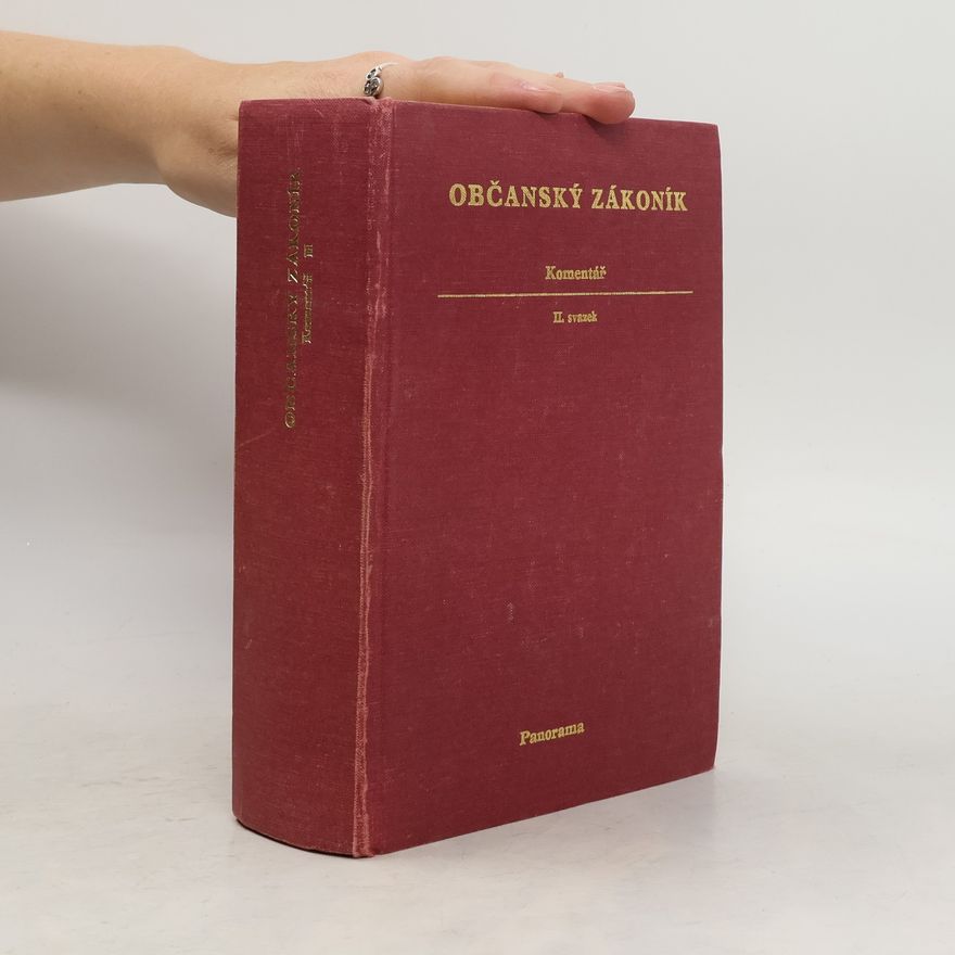 Collectif d'auteurs Občanský zákoník II. Komentář