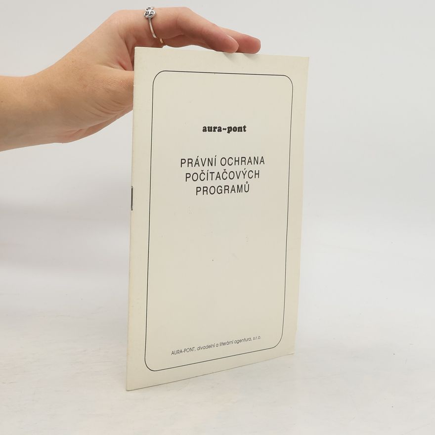 Various authors Právní ochrana počítačových programů