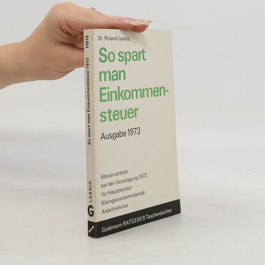 Kolektiv autorů So spart man Einkommensteuer ...