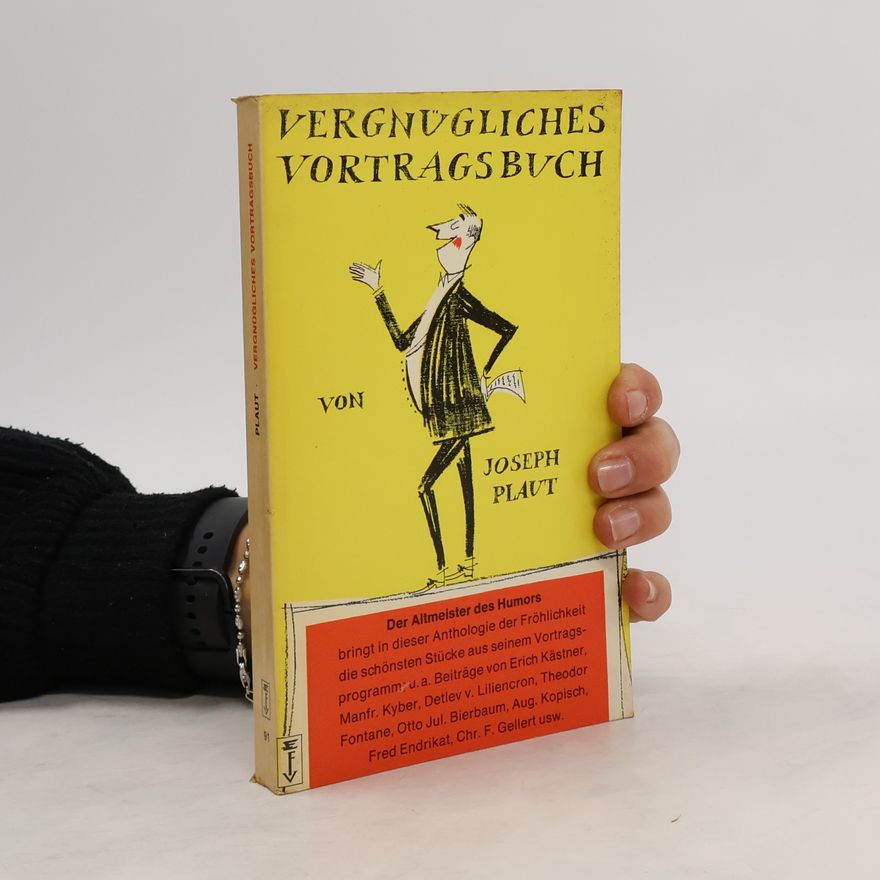 Joseph Plaut Vergnügliches Vortragsbuch