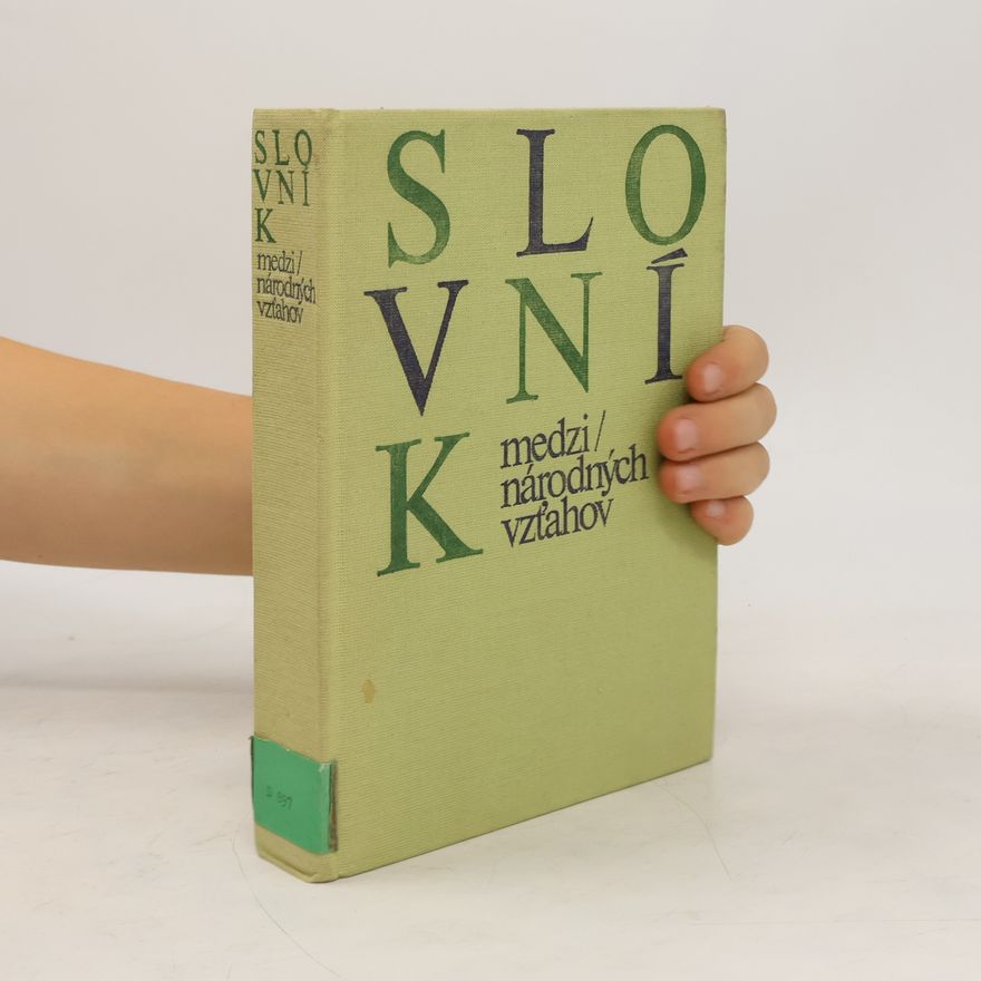 Werner Hänisch Slovník medzinárodných vzťahov