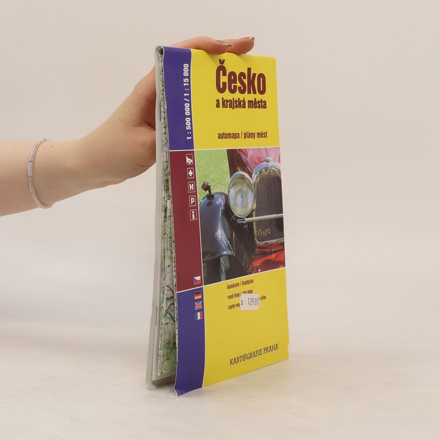 Kartografie Praha Česko a krajská města 1:500 000 / 1:15 000