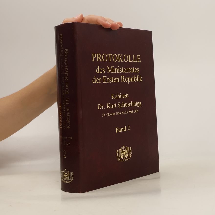 Autorenkollektiv Protokolle des Ministerrates der Ersten Republik ...