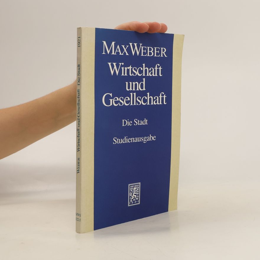 Max Weber Studienausgabe der Max-Weber-Gesamtausgabe 5