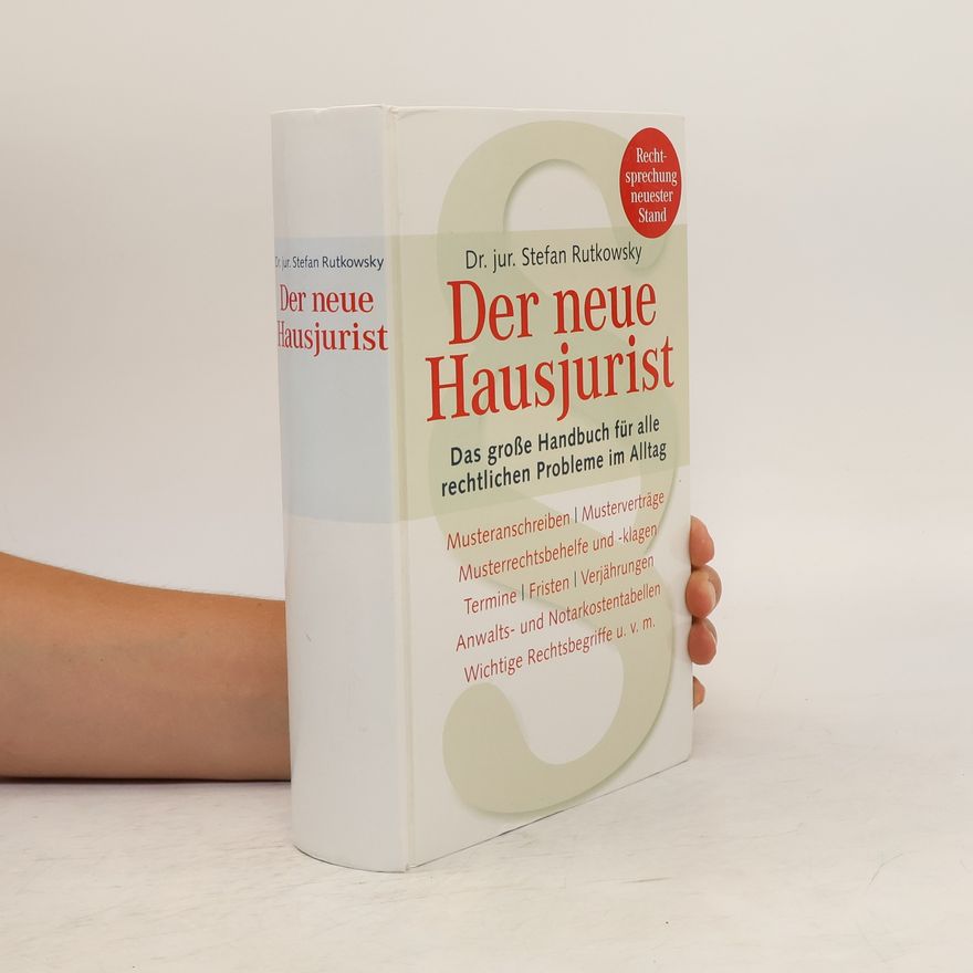 Stefan Rutkowsky Der neue Hausjurist