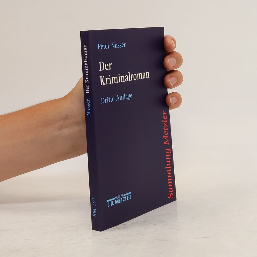 Peter Nusser Der Kriminalroman
