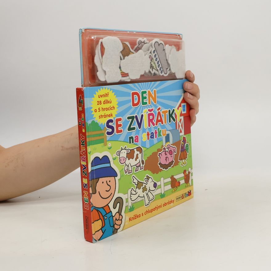 Autorenkollektiv Den se zvířátky na statku: knížka s chlupatými obrázky
