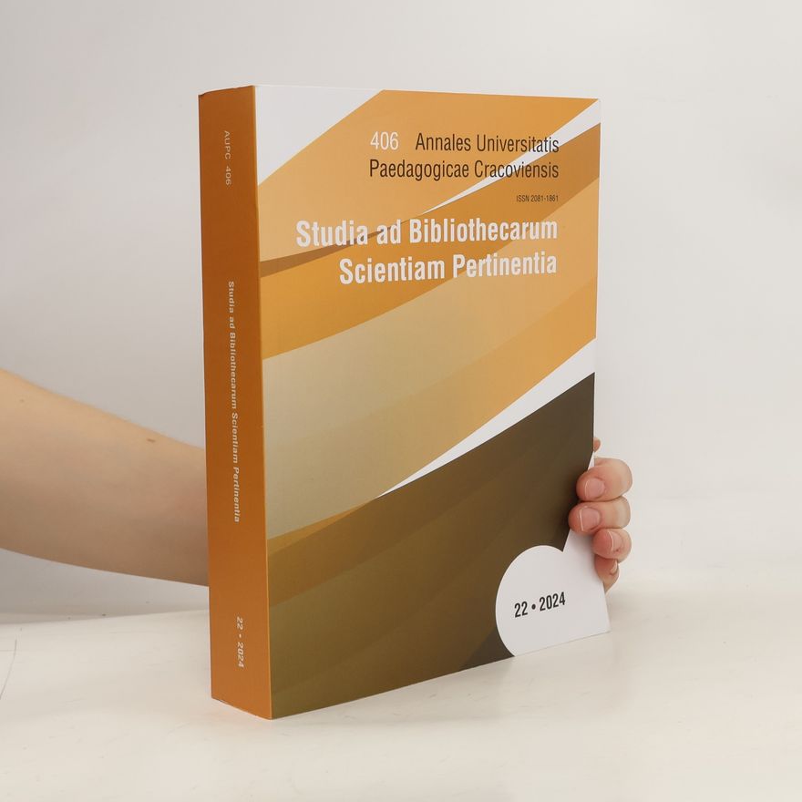 Kolektív autorov Studia Ad Bibliothecarum Scientiam Pertinentia