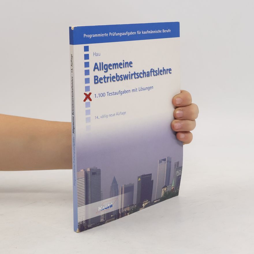 Werner Hau Allgemeine Betriebswirtschaftslehre