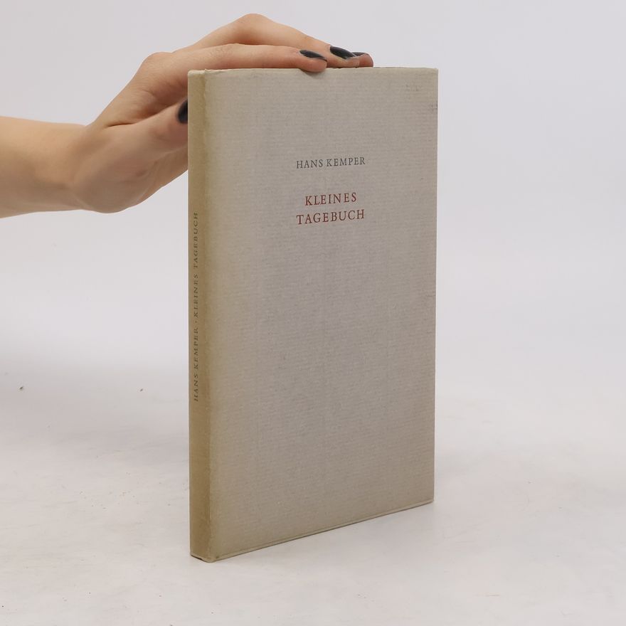 Hans-Georg Kemper Kleines Tagebuch