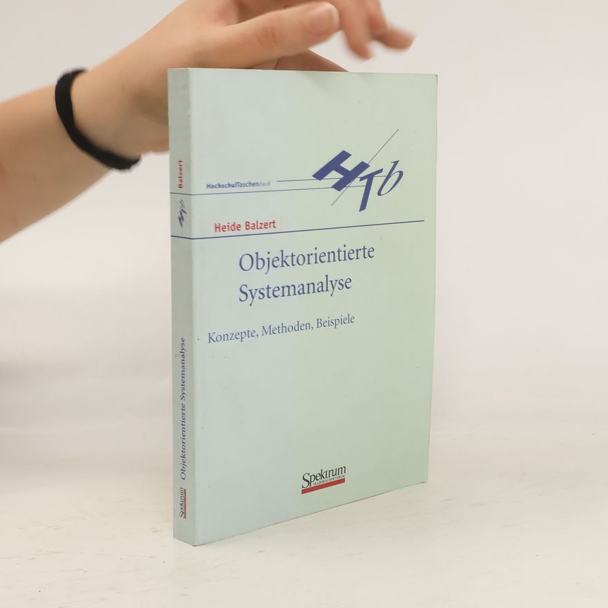 Heide Balzert Objektorientierte Systemanalyse