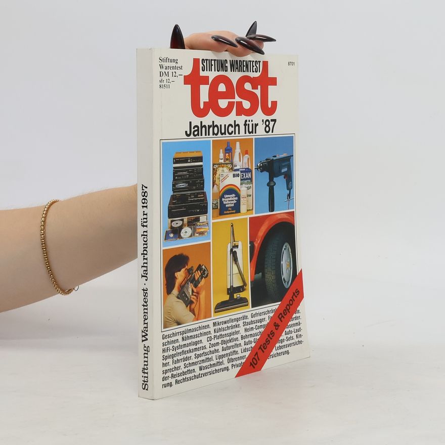 Autorenkollektiv Stiftung Warentest - Jahrbuch Für 1987