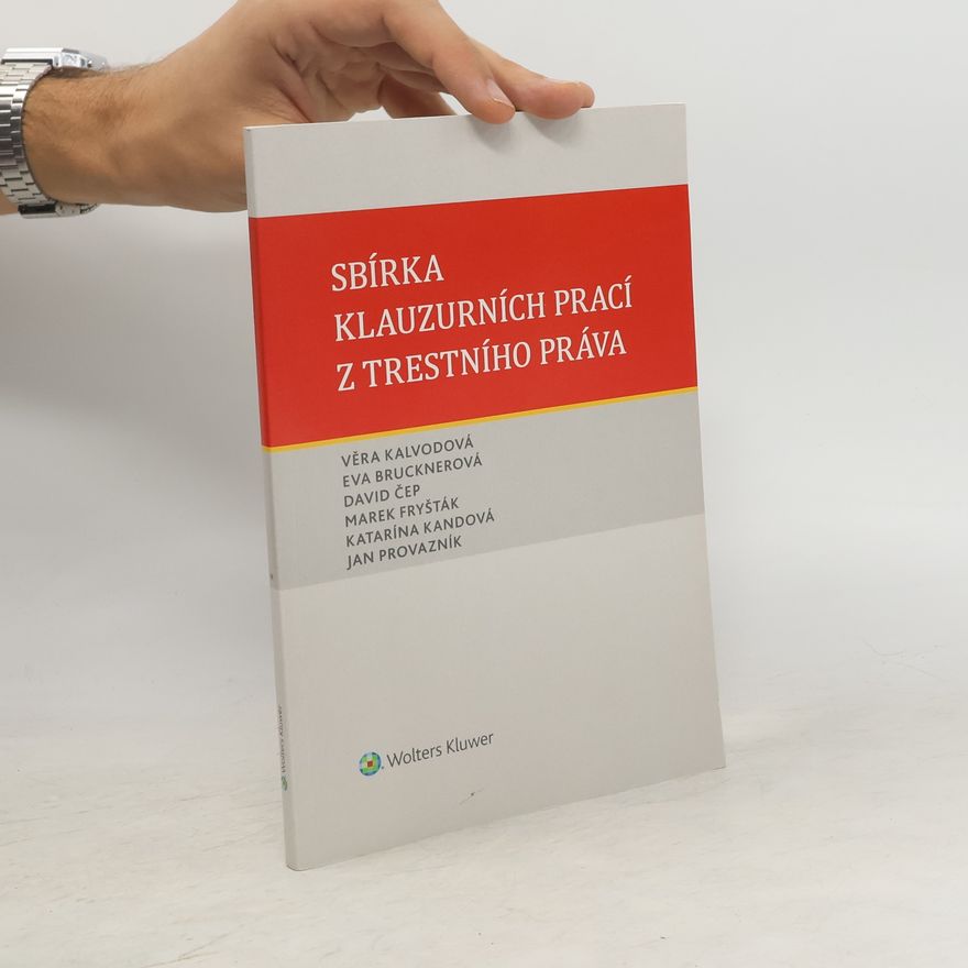 David Čep Sbírka klauzurních prací z trestního práva