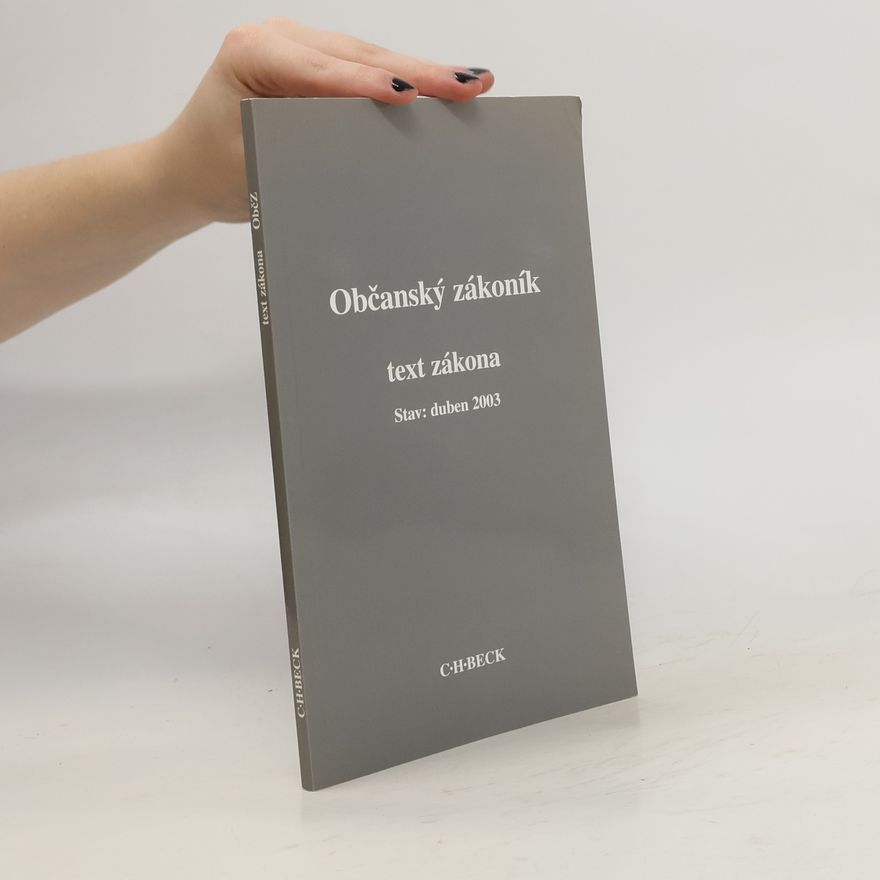 Oldřich Jehlička Občanský zákoník : komentář