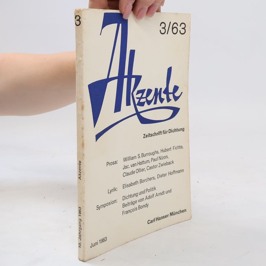 Various authors Akzente 3/63