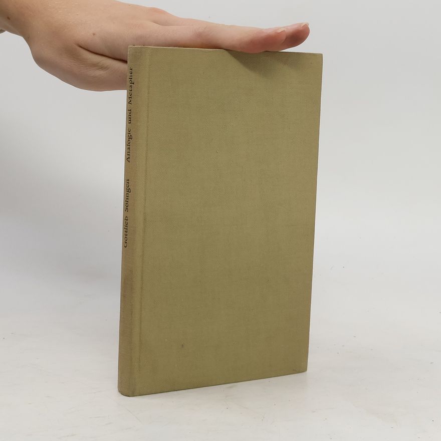 Gottlieb Söhngen Analogie und Metapher