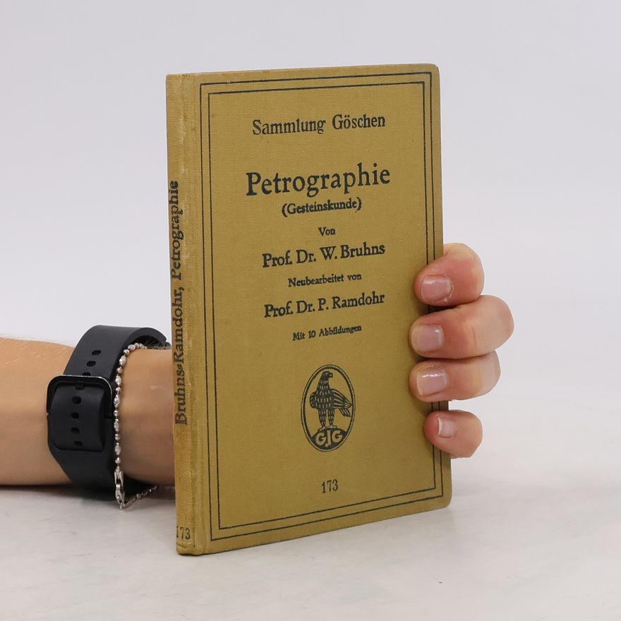 P. Ramdohr Sammlung Göschen Petrographie
